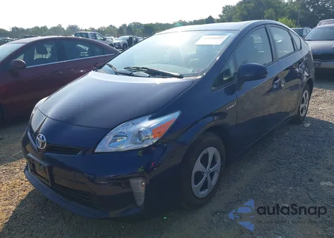 2013 Toyota Prius Two from USA, damaged, VIN JTDKN3DU7D1691388